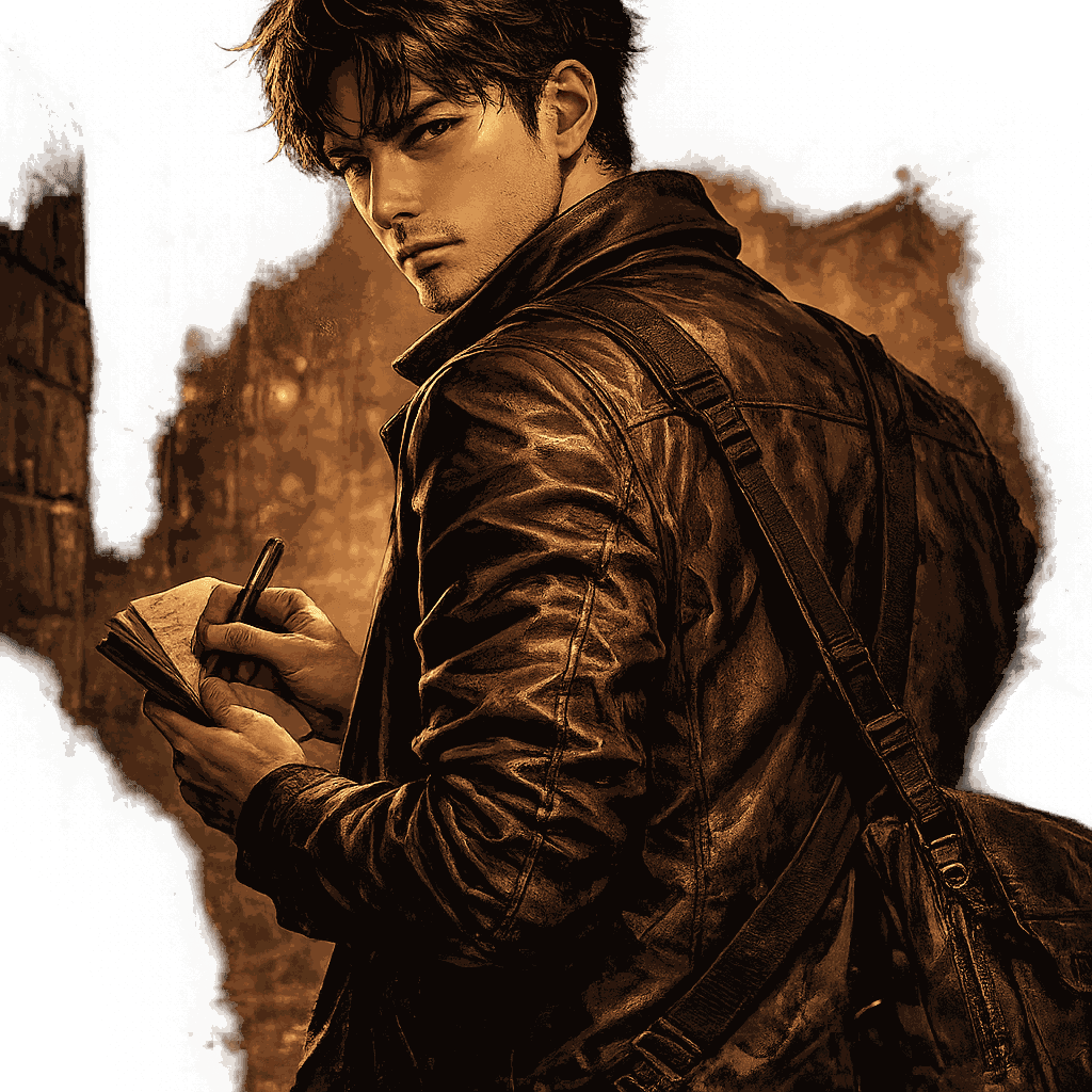 潜伏刑事のキャラクターイラスト